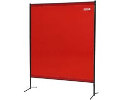 Trans Tac 1-teilige Stellwand Gestellwand mit Vorhang rotorange orange ECO_94639_RIMAG.jpg