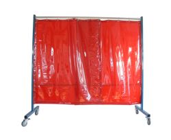 Trans Tac 1-teilige Stellwand mit Schweißervorhang orange rotorange T40 fahrbar_94716_RIMAG.jpg